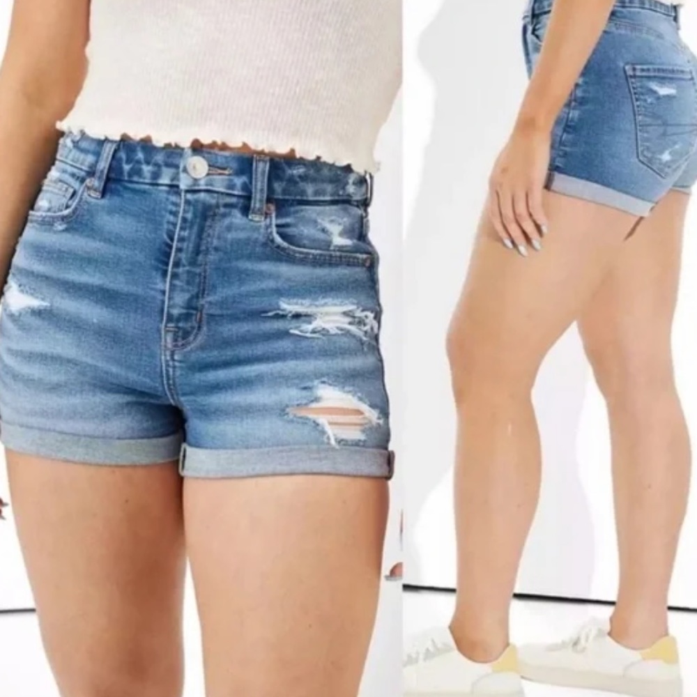 American Eagle curvy hi rise shortie